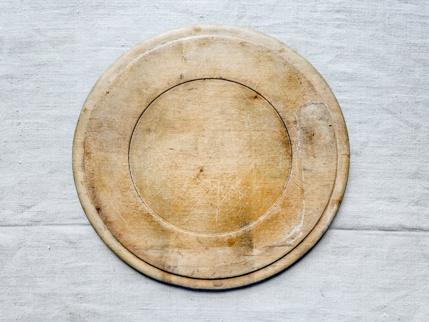 "Speed the Plough" Carved Bread Board, c1880