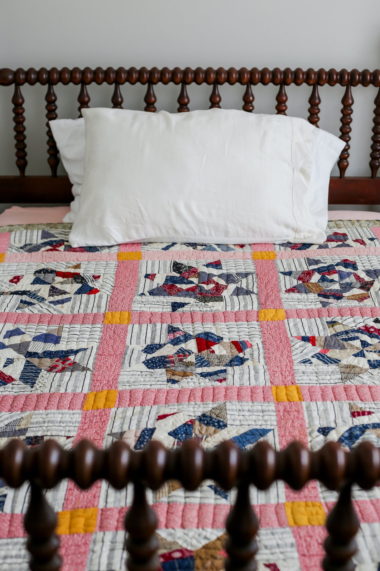 Antique String Star Quilt, c. 1910