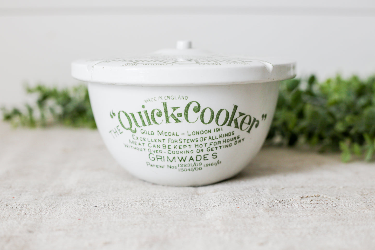 Antique Grimwade's Quick Cooker Pudding Bowl