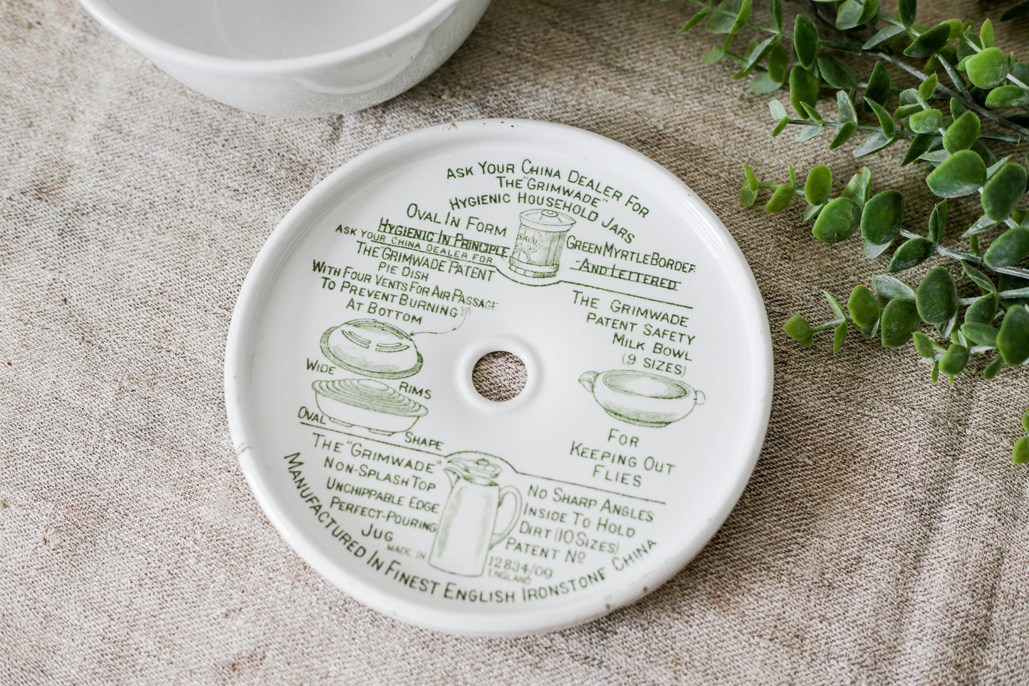 Antique Grimwade's Quick Cooker Pudding Bowl