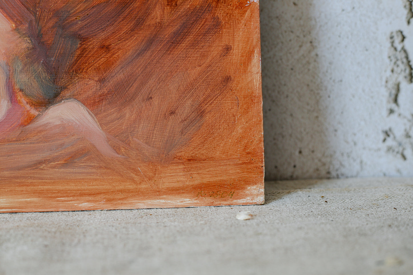 Original Oil Painting of Female Portraits (Double Sided Painting)