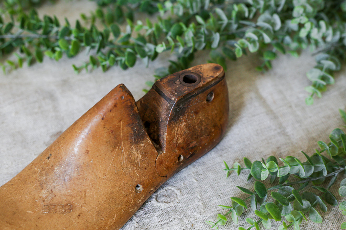 Vintage Cobbler's Wooden Shoe Mold