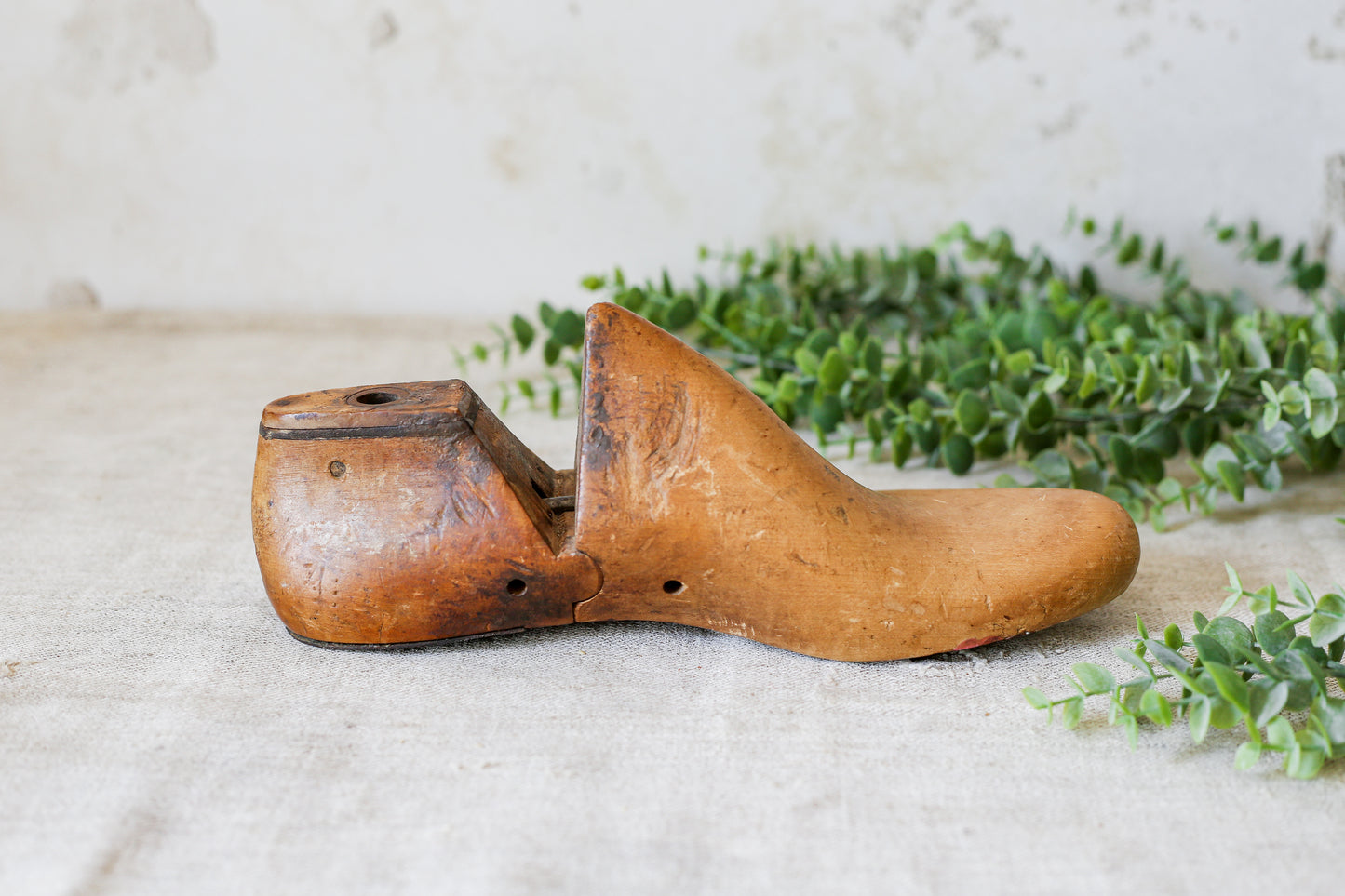 Vintage Cobbler's Wooden Shoe Mold