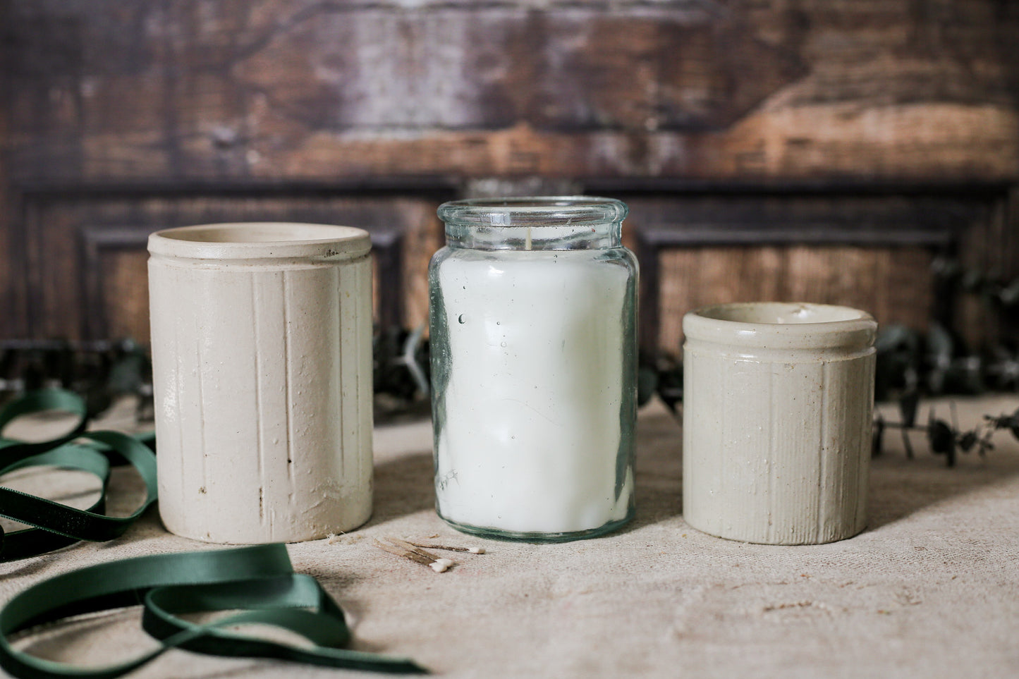 Fraser Fir Antique English Jar Candles