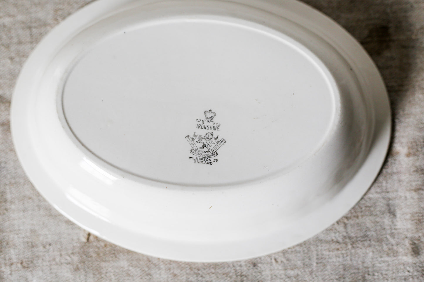 Arthur Wilkinson Wheat Ironstone Oval Vegetable Serving Dish, c1910