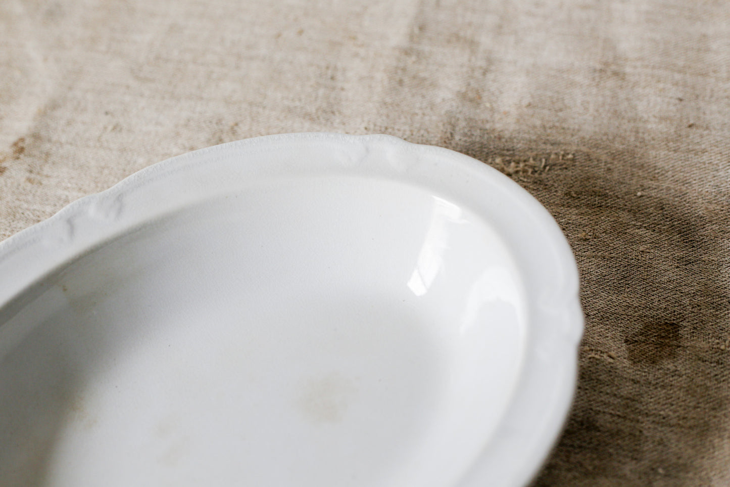 John Alcock Ironstone Oval Vegetable Dish, c1850