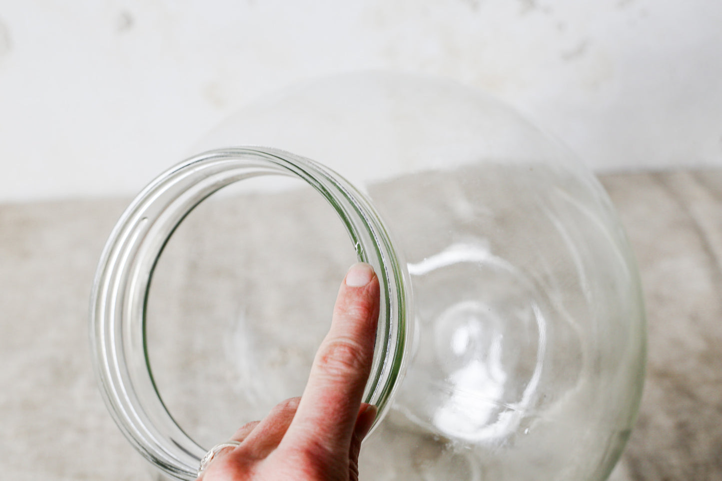 Glass Penny Candy General Store Display 12" Jar with Lid