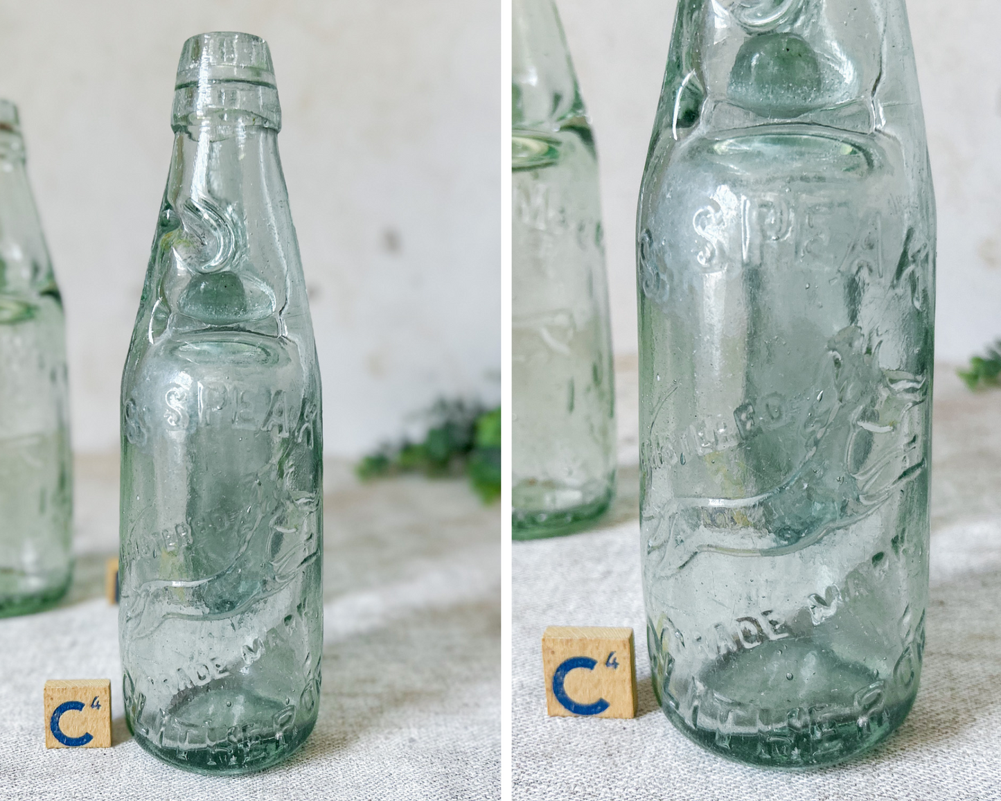 CHOICE Antique British Codd Bottles with Marbles