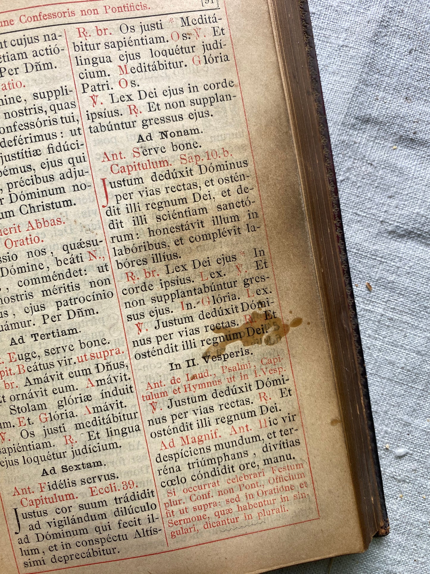 1879 Breviarium Romanum Latin Catholic Missal