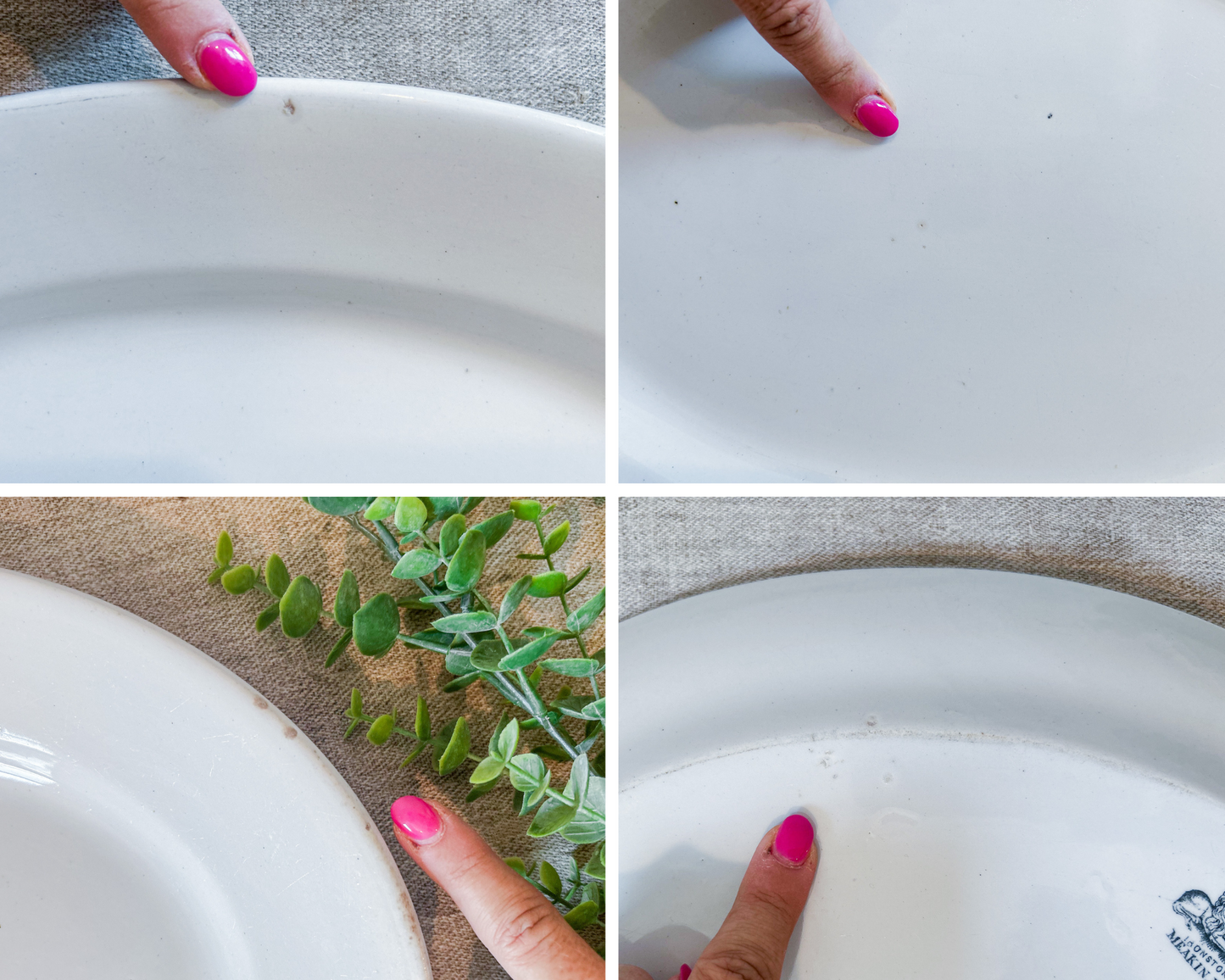 Antique Meakin Bros. & Co. Ironstone Roast Platter