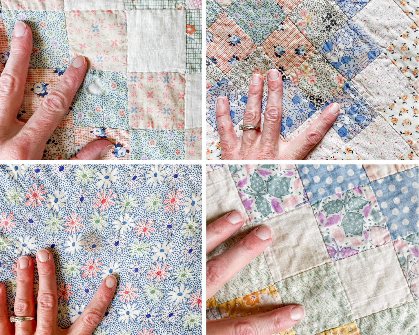 Vintage Around the World Quilt, c1930