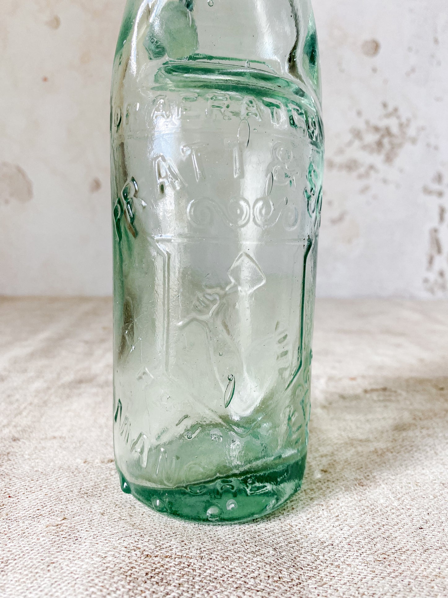 Antique English Pictorial Codd Bottle - Pratt & Son, Manchester