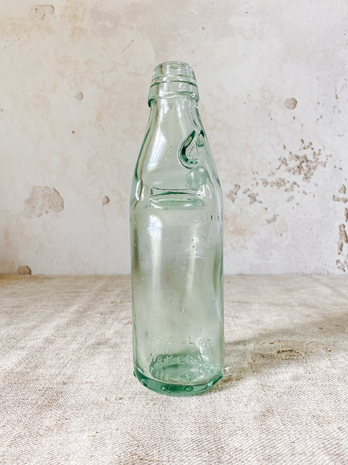 Antique English Pictorial Codd Bottle - Pratt & Son, Manchester