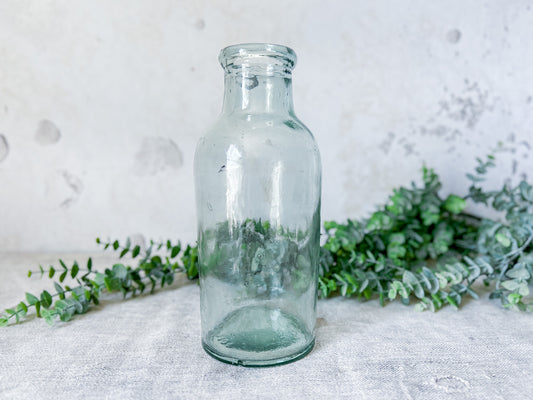 English Aqua Glass 10" Pickling Jar
