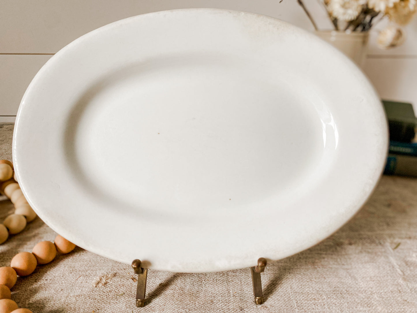 Antique Shenango China Chunky Early Restaurant Ware 10" Platter, c1910