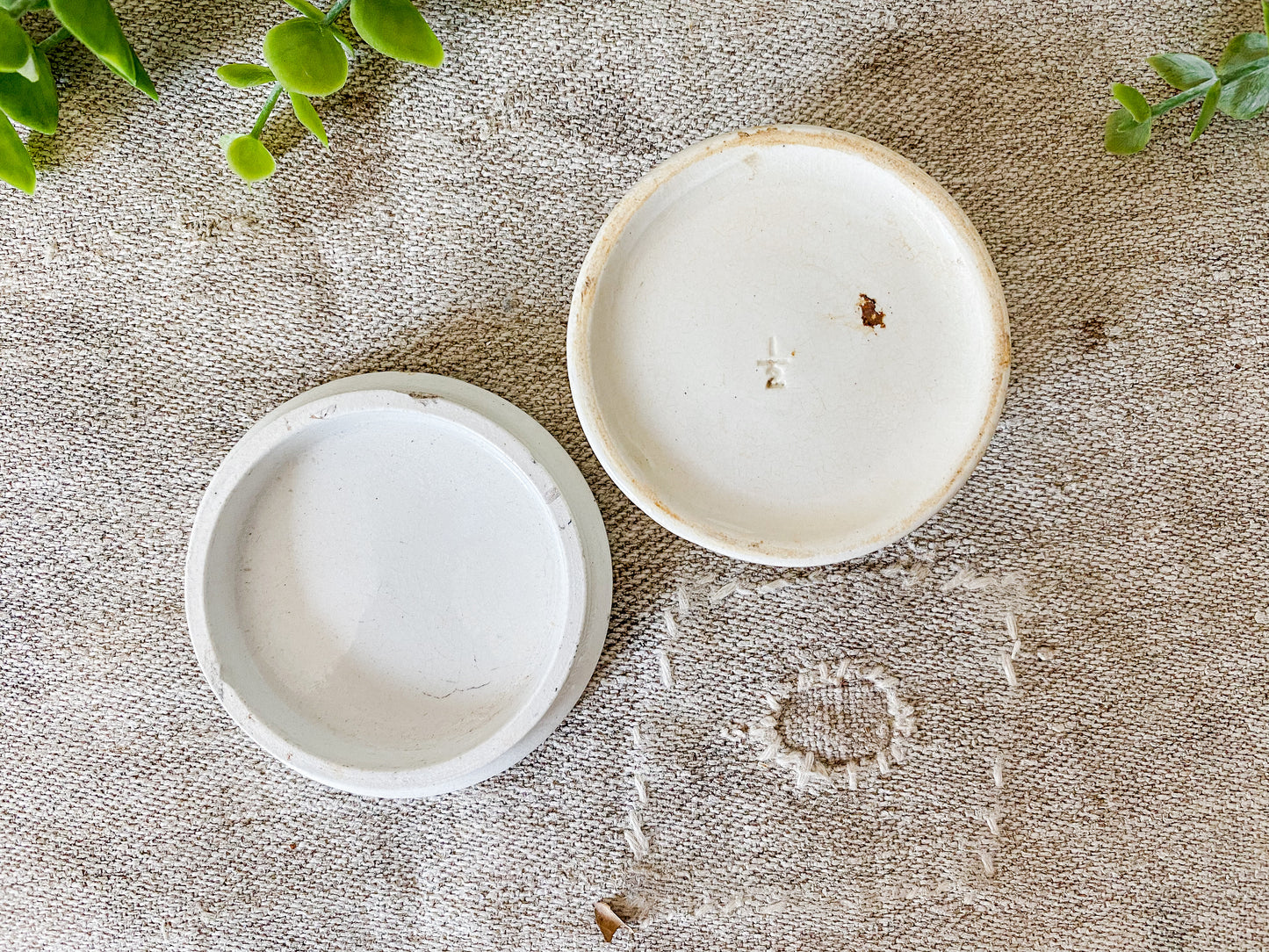 Antique Boots Chemists Cold Cream English Pot & Lid