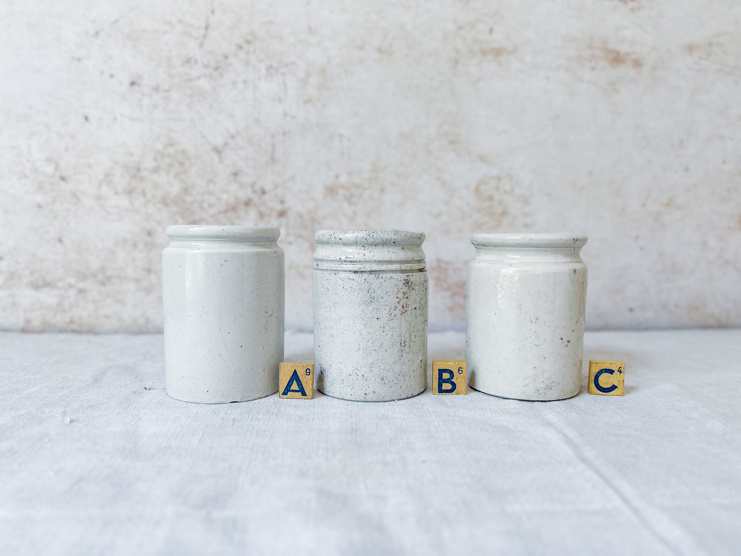 CHOICE Antique English Stoneware Marmalade Pot