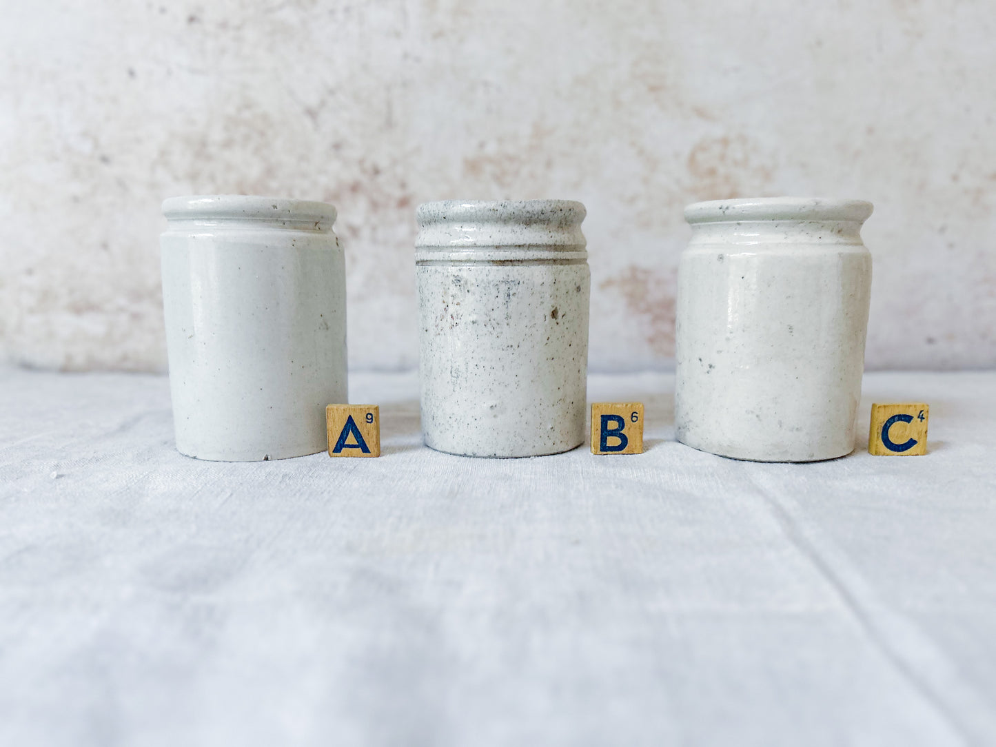 CHOICE Antique English Stoneware Marmalade Pot