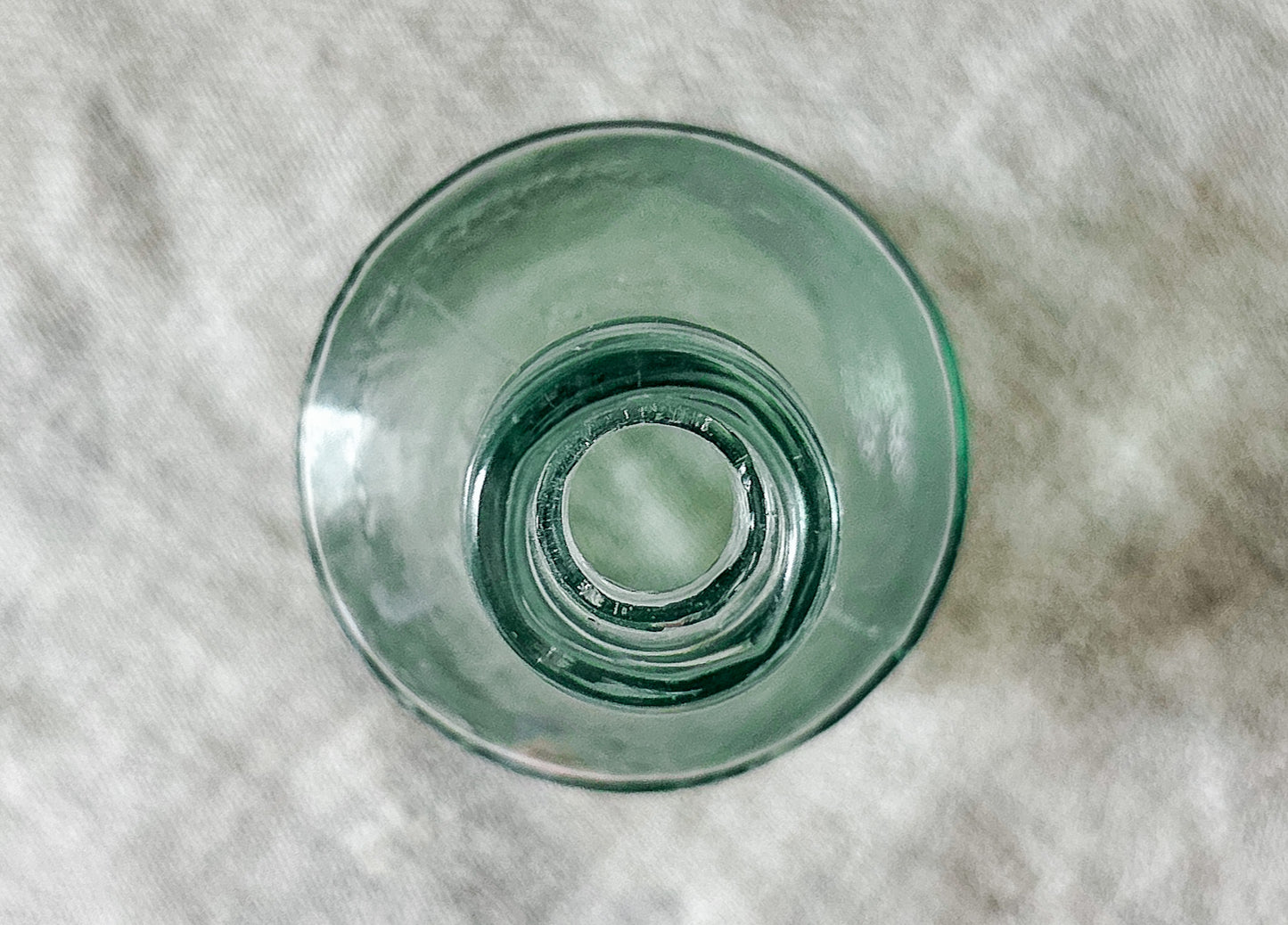 Ellmans Royal Horse Embrocation Aqua Glass Bottle