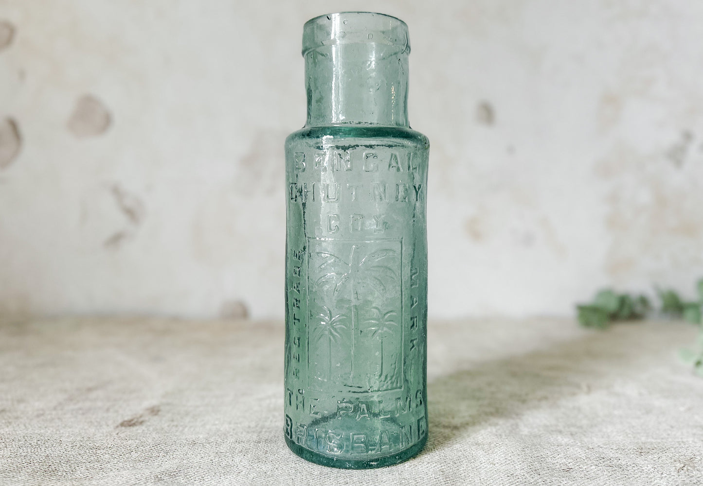 Antique Bengal Chutney Company Australian Glass Jar