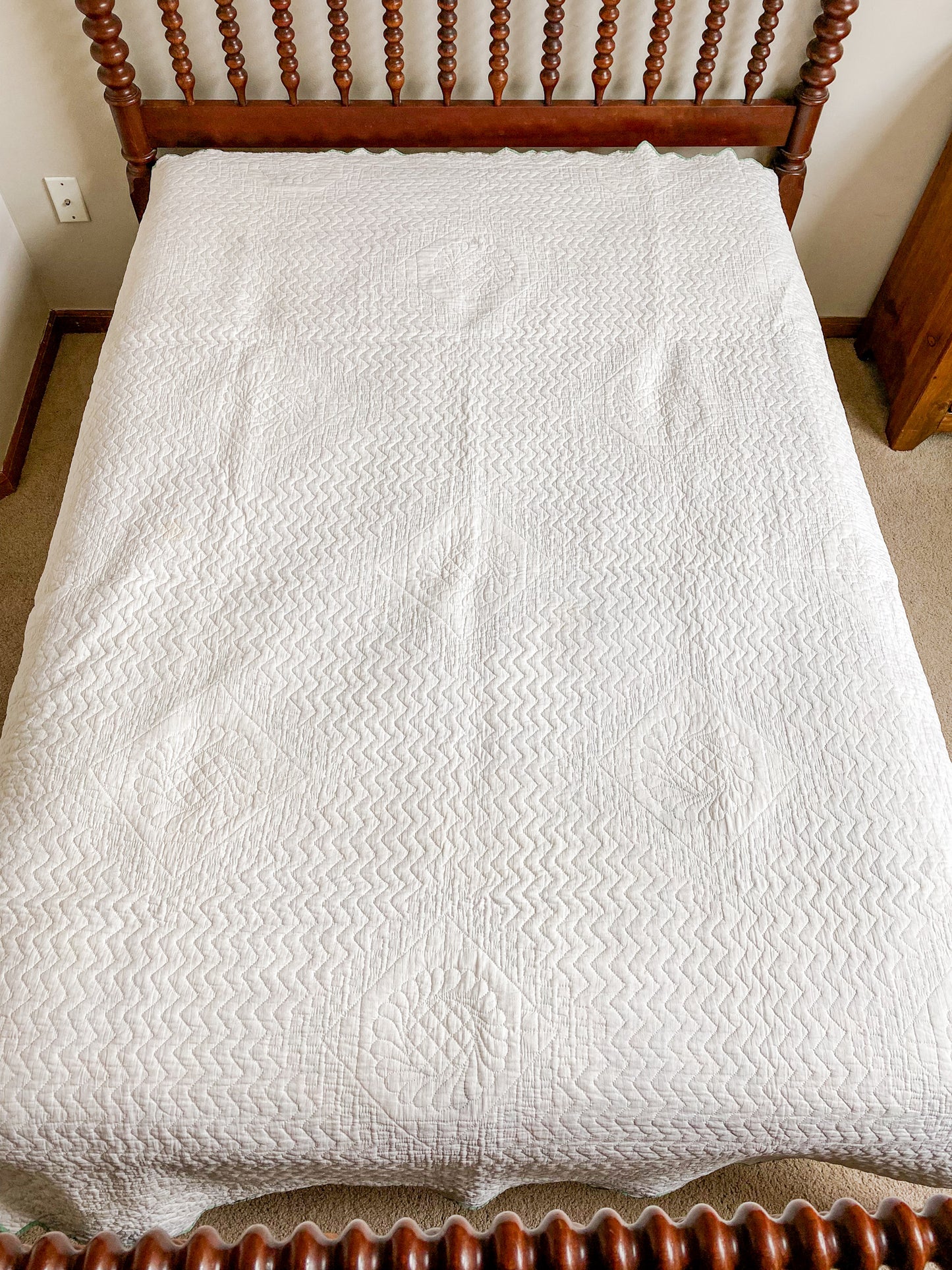 Vintage Postage Stamp Quilt