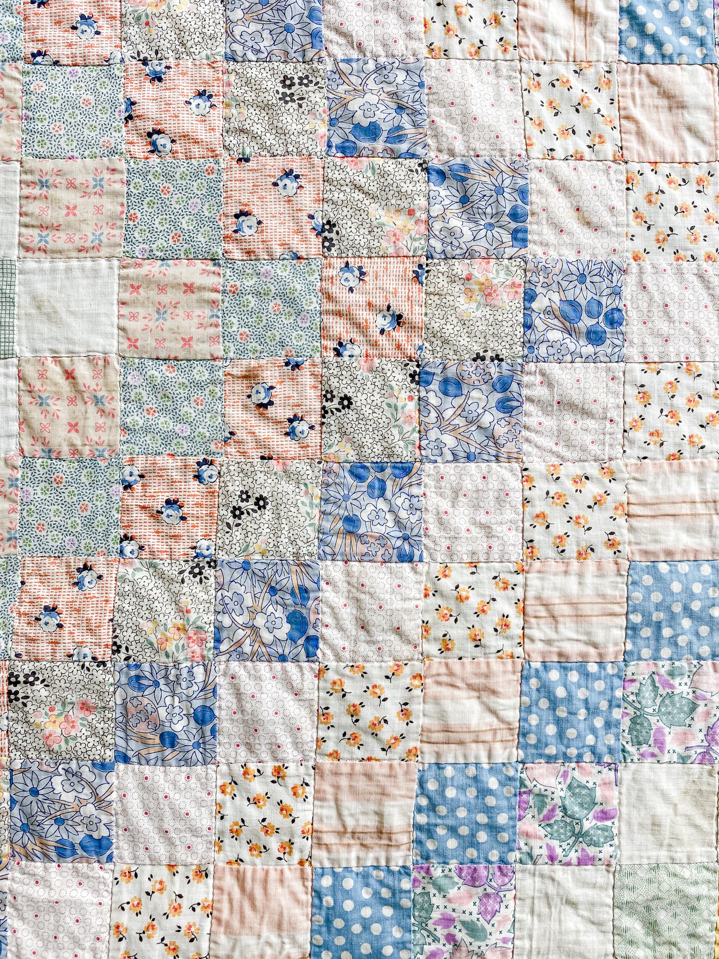Vintage Around the World Quilt, c1930