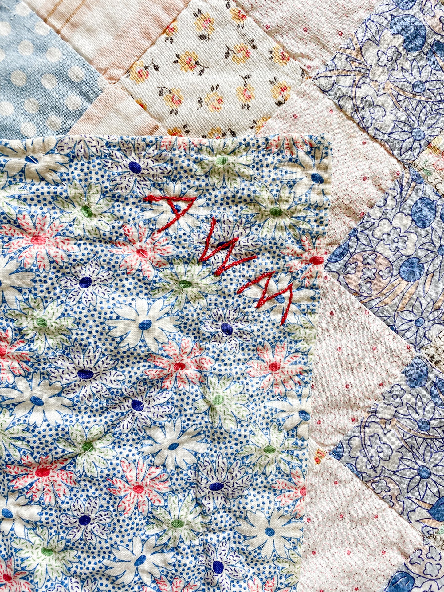 Vintage Around the World Quilt, c1930
