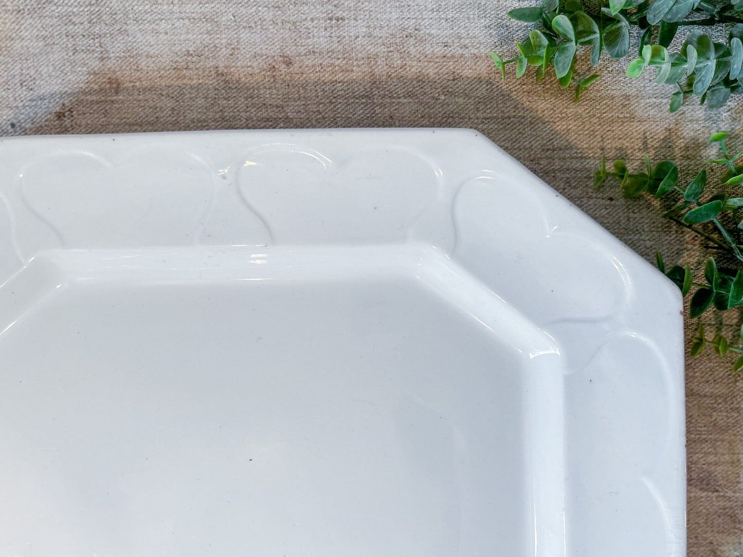 Antique Barrow & Co Ironstone Platter, c1850