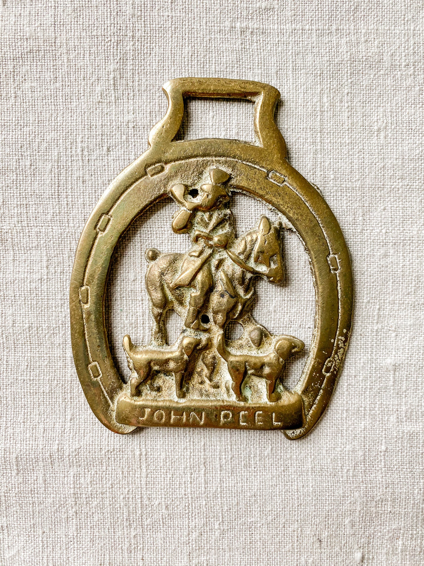 CHOICE Vintage English Horse Brass Bridle Medallions - Famous Britons