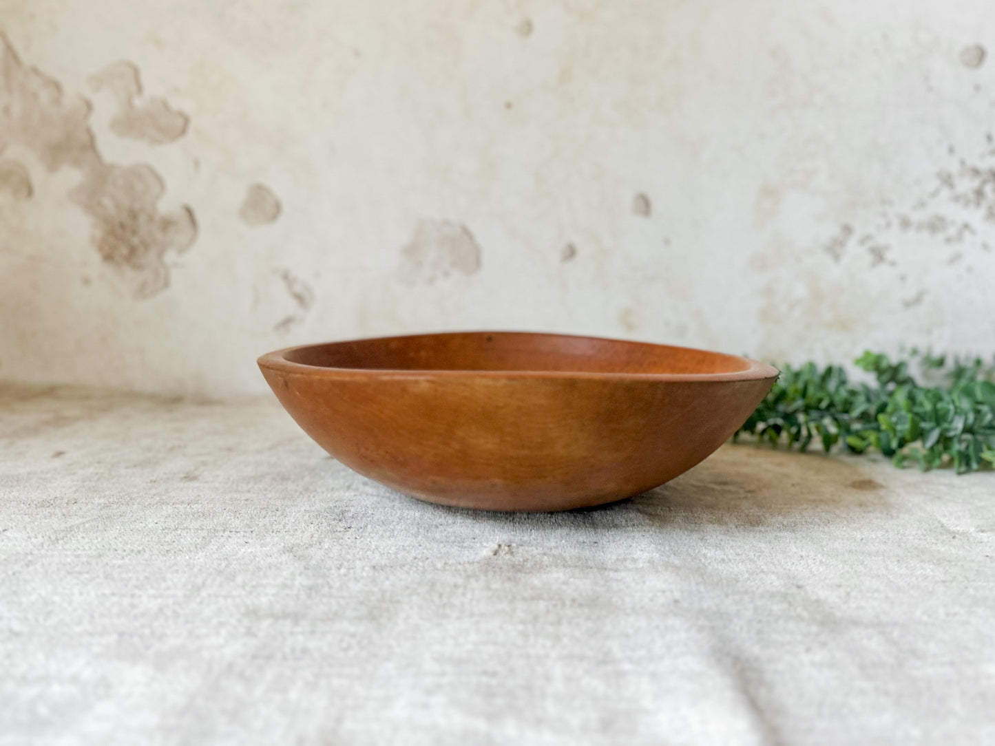 Vintage 10.5’’ Wooden Dough Bowl