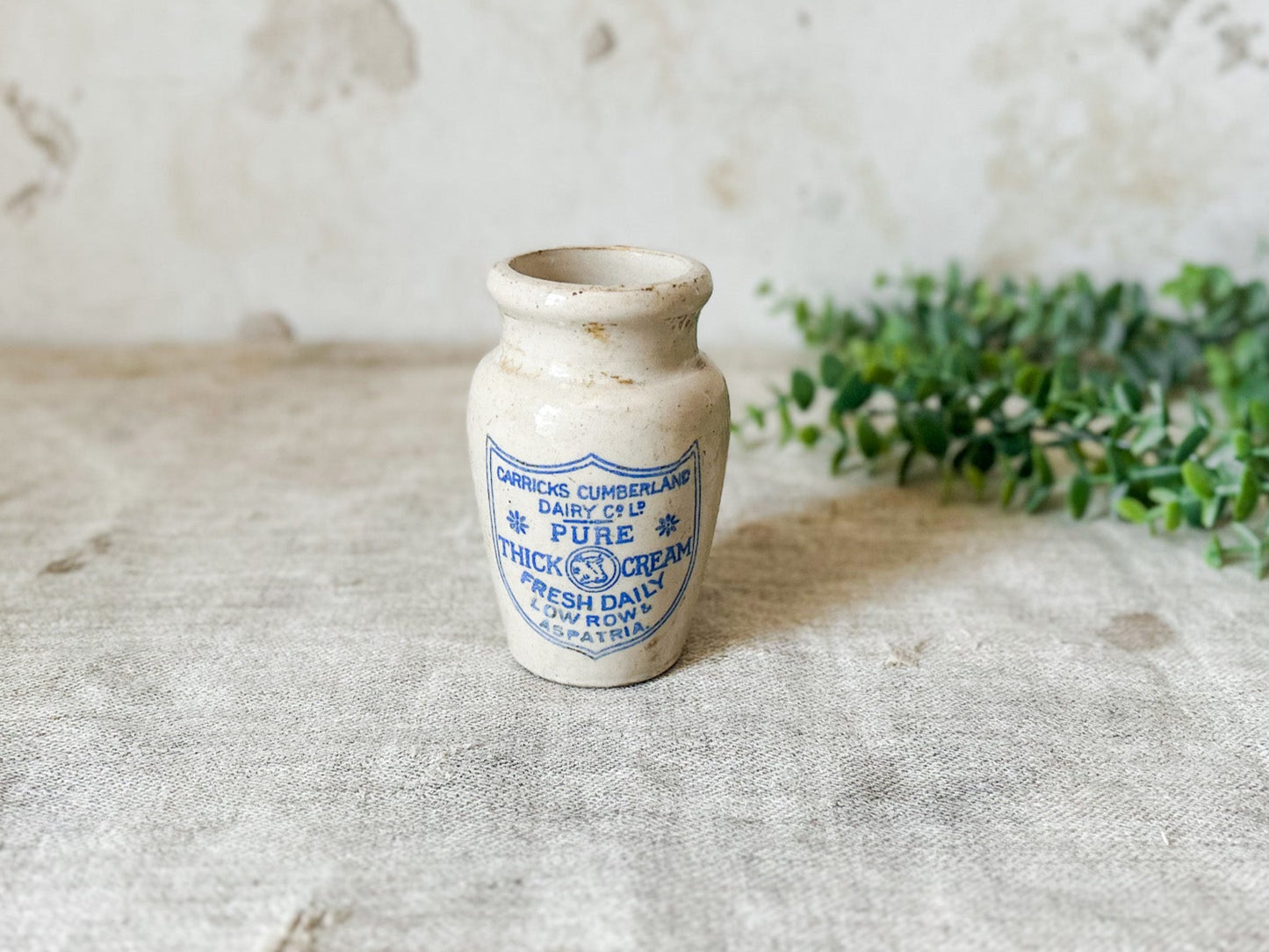 Antique Carricks Cumberland Dairy Cream Pot