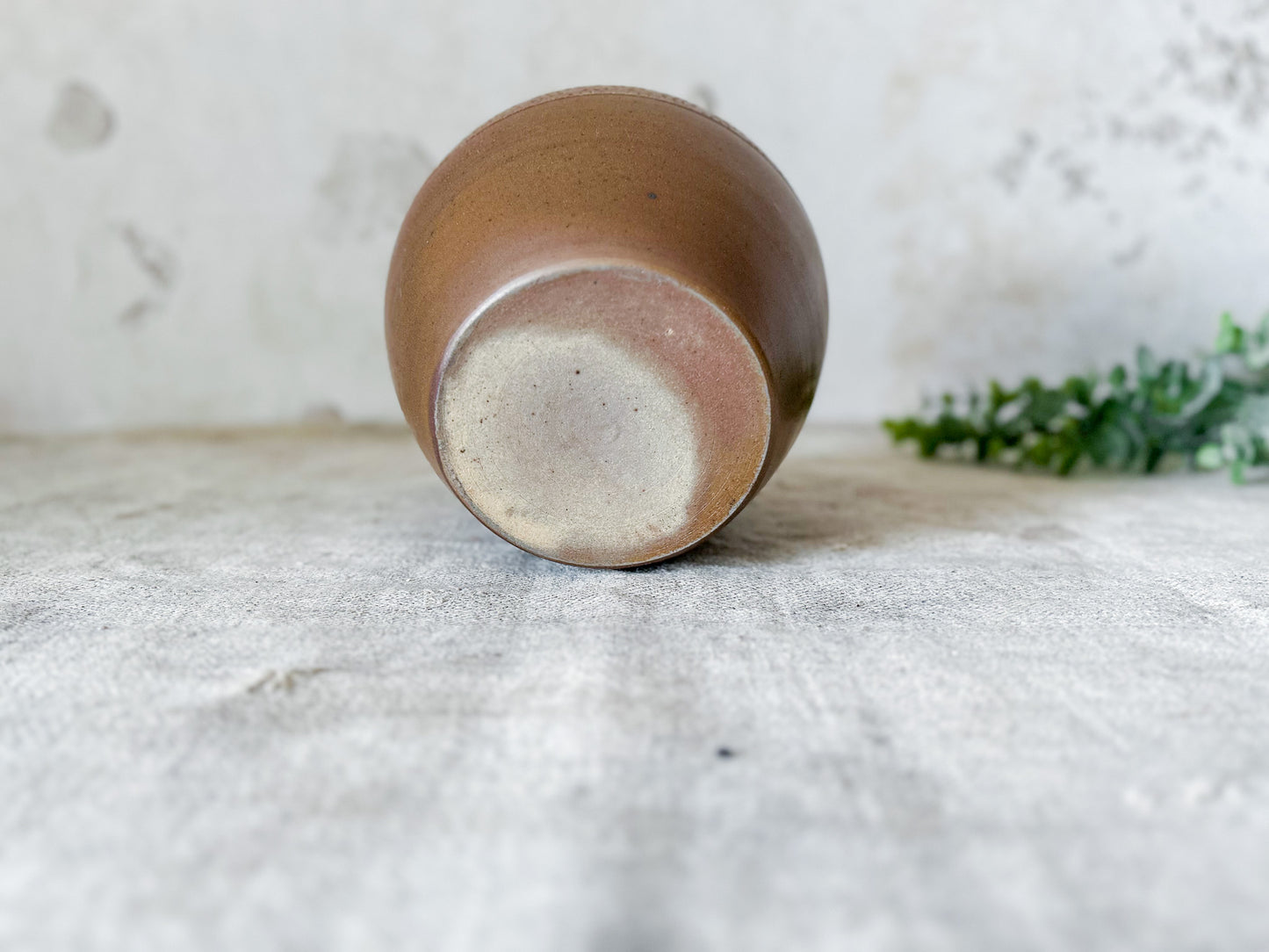 Antique English Brown Stoneware Storage Jar