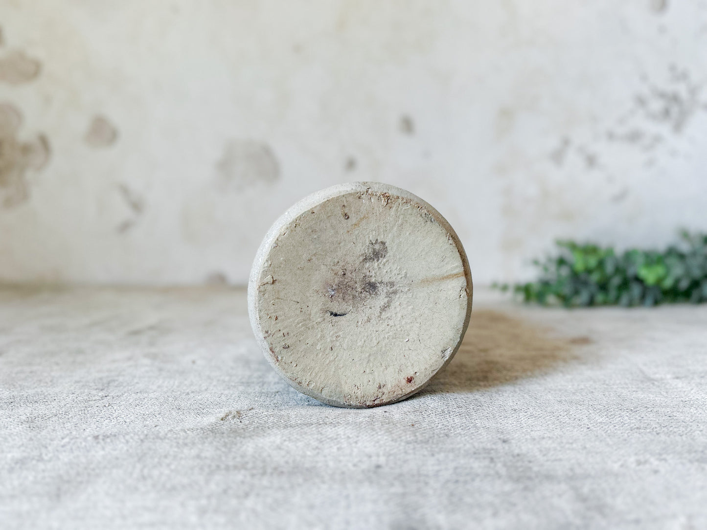 Antique English Stoneware Jar with Lid
