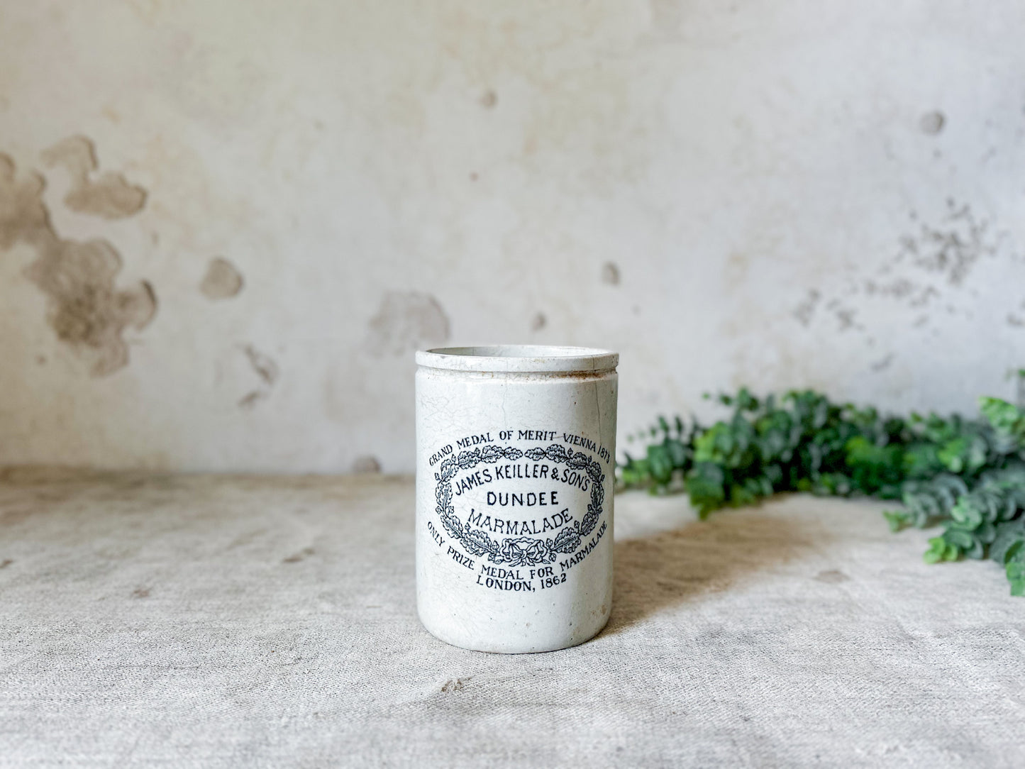 Antique James Keiller Dundee Marmalade 2 lb. Pot