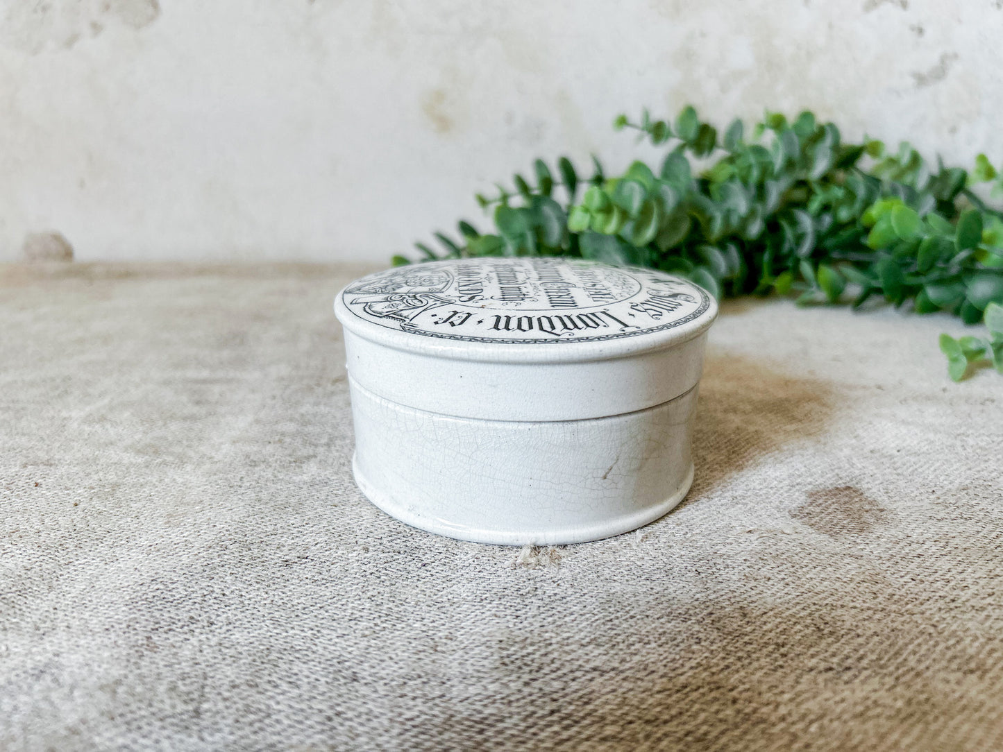 S. Maw & Sons Ambrosial Shaving Cream English Pot & Lid