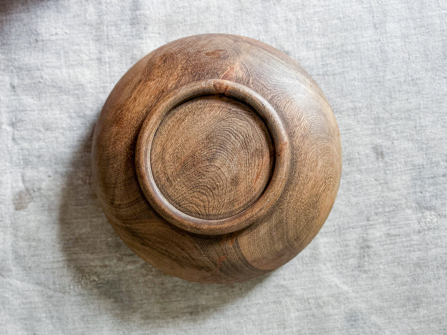 Wooden Footed 9" Serving Bowl