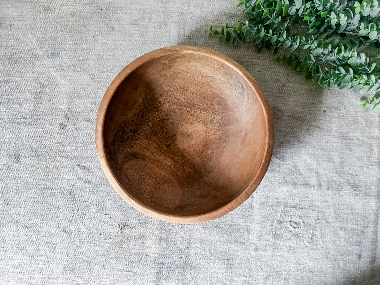 Wooden Footed 9" Serving Bowl