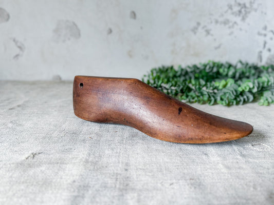 Vintage Wood Cobbler's Shoe Mold