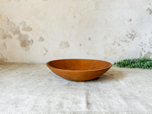 Vintage Munising 11" Wooden Bowl
