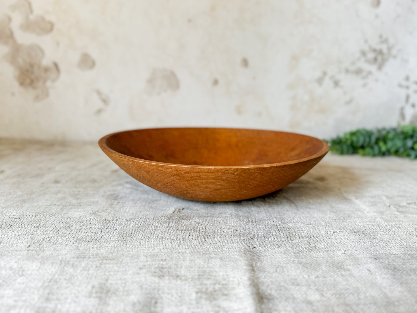 Vintage Munising 11" Wooden Bowl