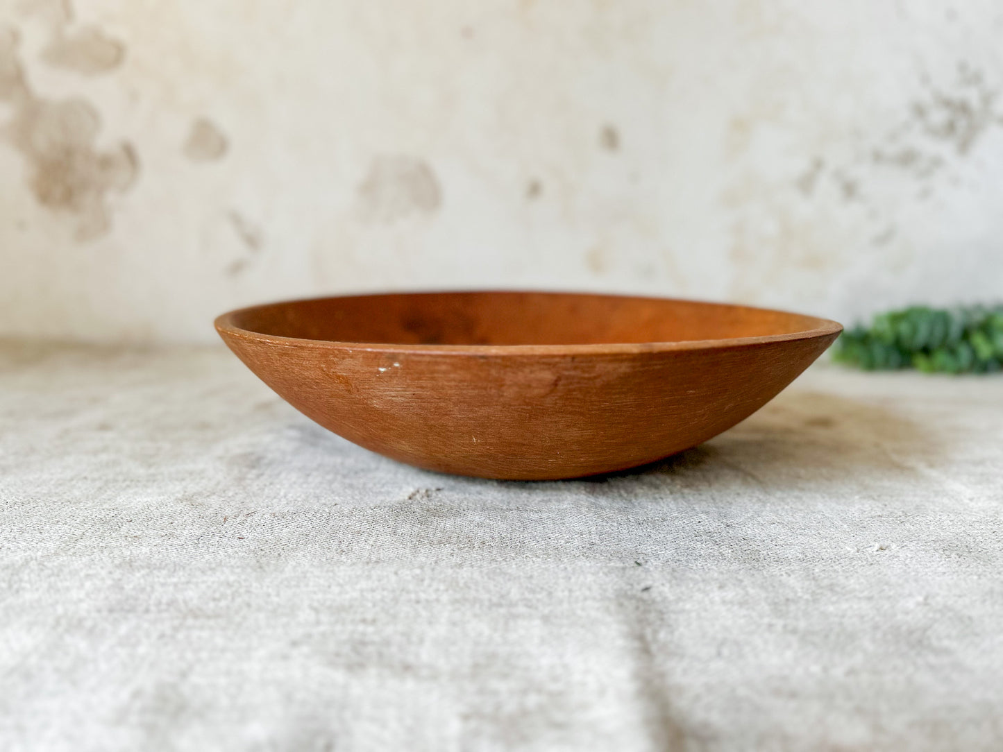 Vintage Munising 11" Wooden Bowl
