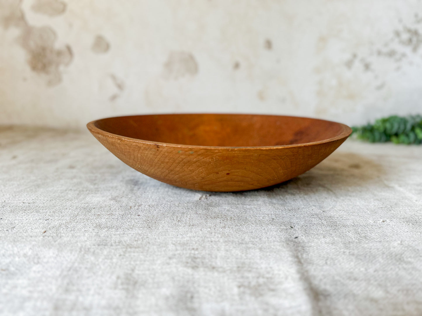 Vintage Munising 11" Wooden Bowl