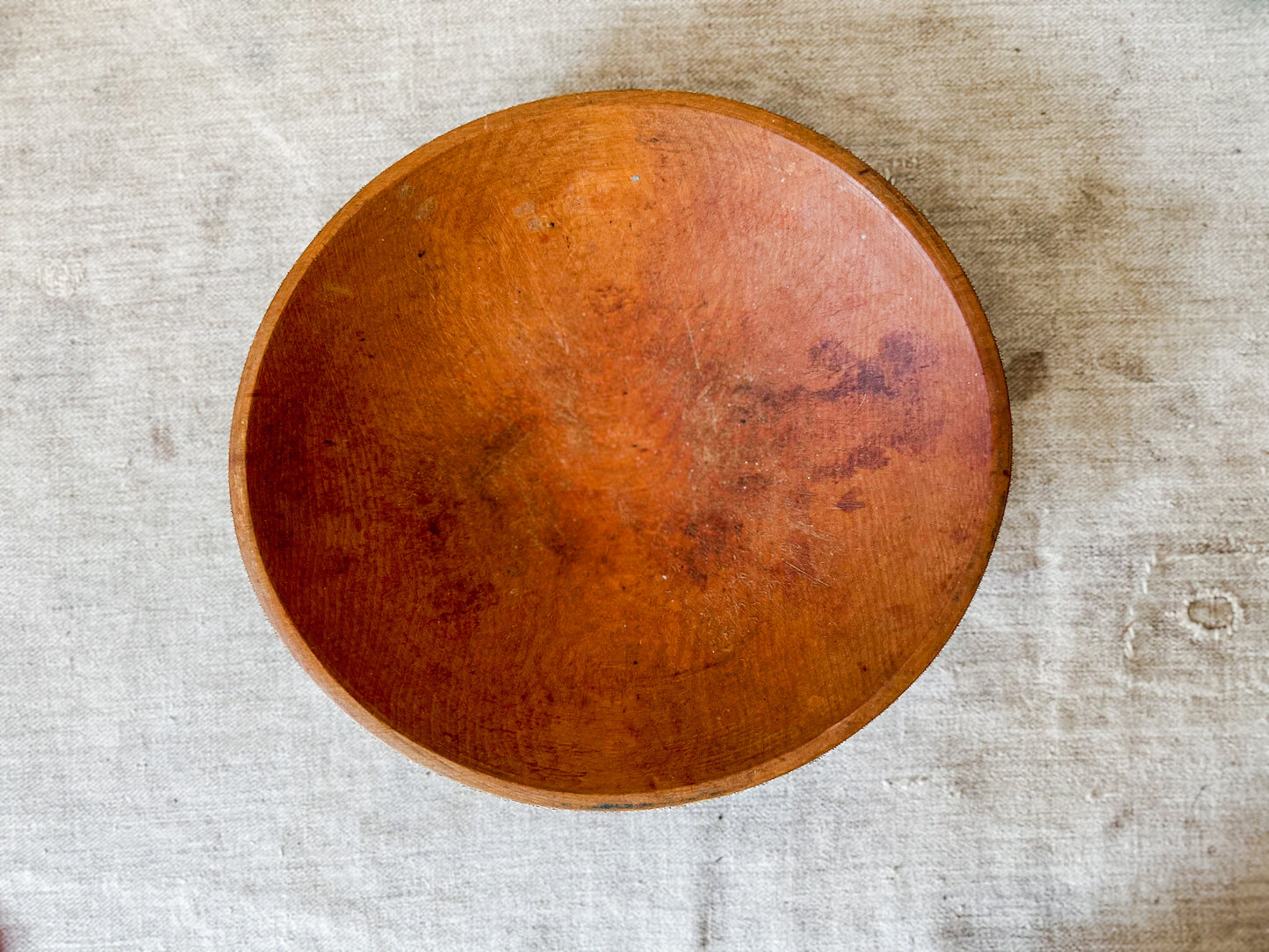 Vintage Munising 11" Wooden Bowl