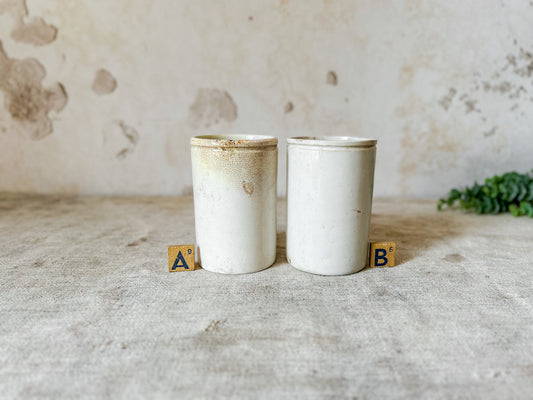CHOICE Antique English Ironstone Food Jar