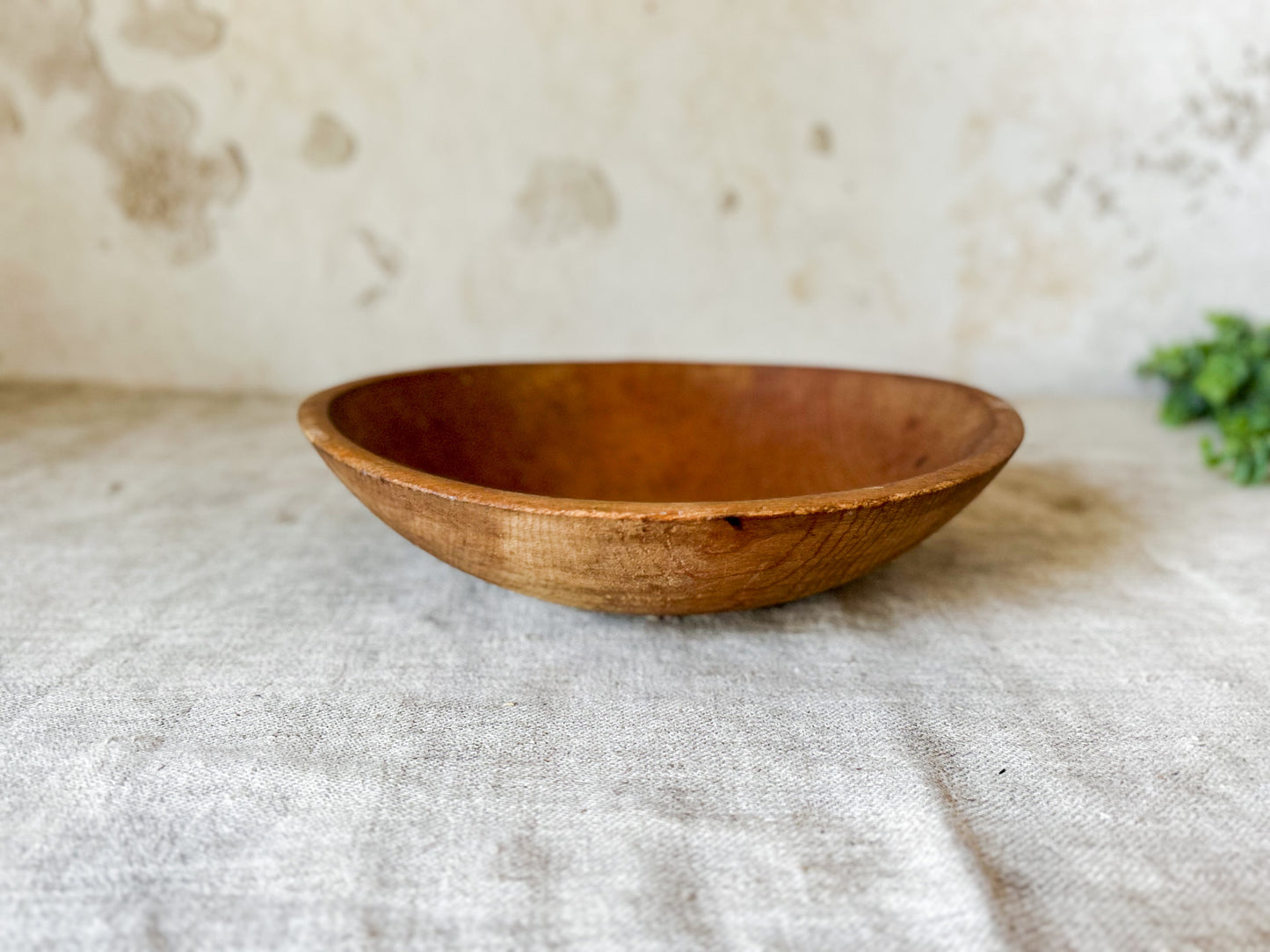 Vintage 11" Turned Wood Bowl
