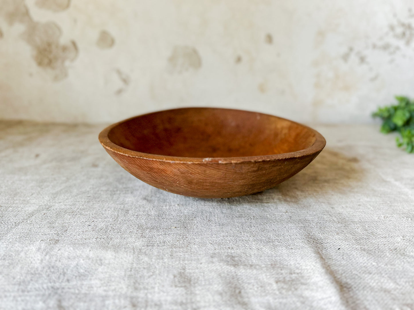 Vintage 11" Turned Wood Bowl