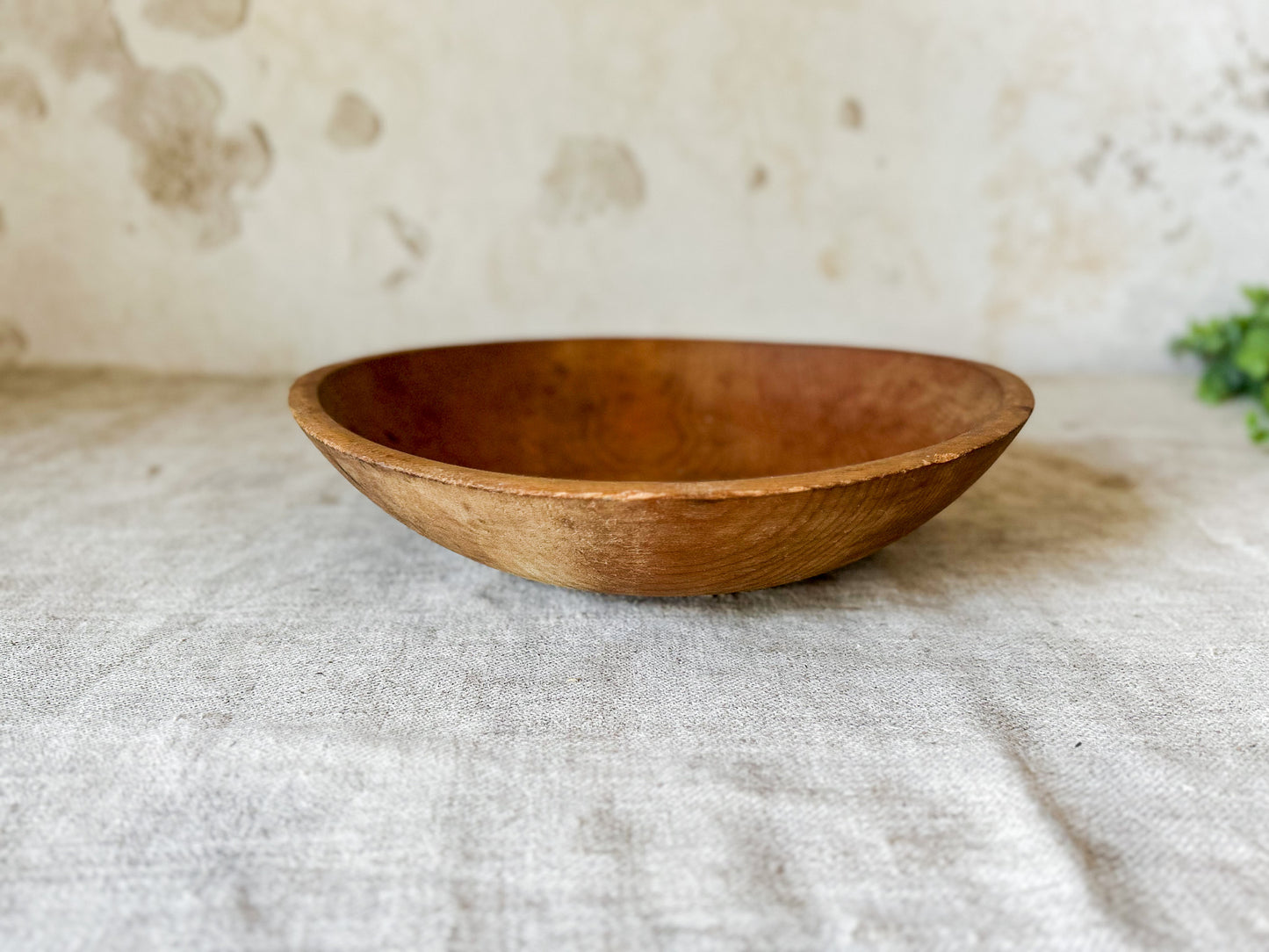 Vintage 11" Turned Wood Bowl