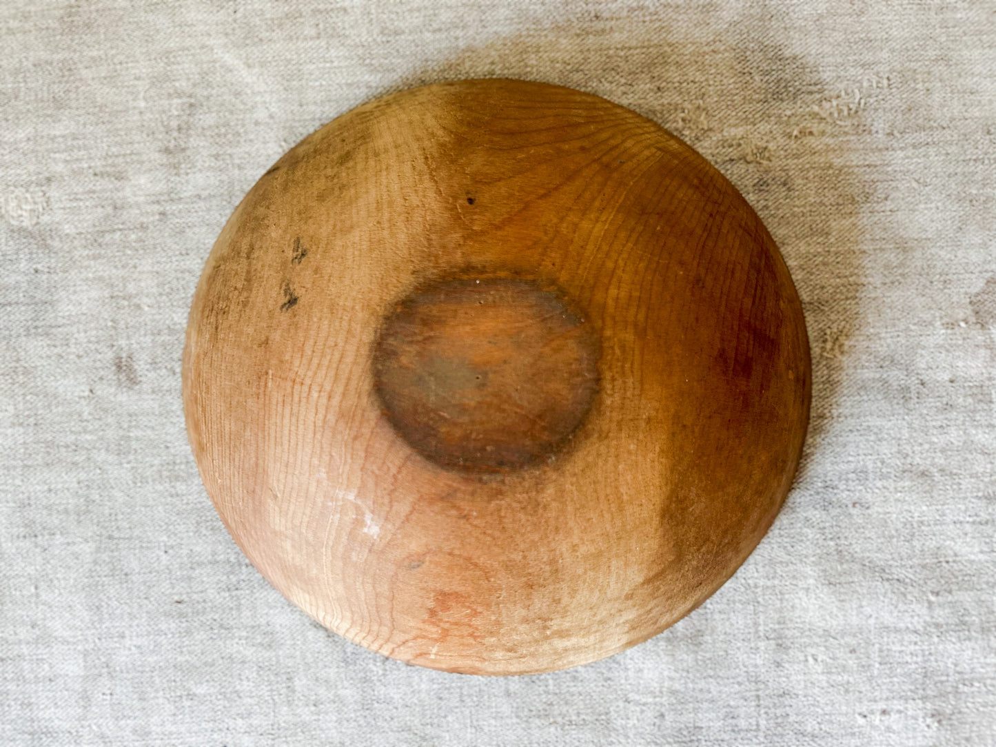 Vintage 11" Turned Wood Bowl
