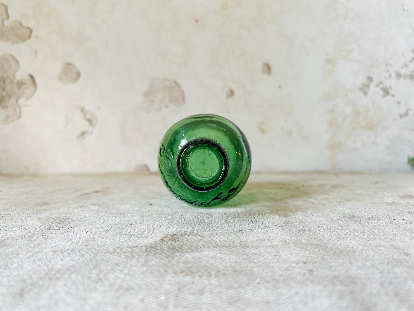 Antique Schweppes Dumpy Green Seltzer Bottle, c1880