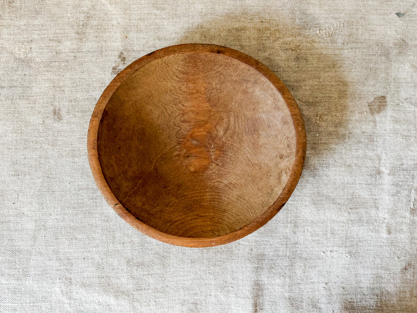 Vintage Turned 9" Wooden Bowl